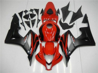 ABS Kit Carenatura Moto Honda CBR 600 RR 2007-2008 - Nero Rosso