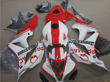 ABS Kits Carena Moto Honda CBR 600 RR 2007-2008 - Rosso Bianco