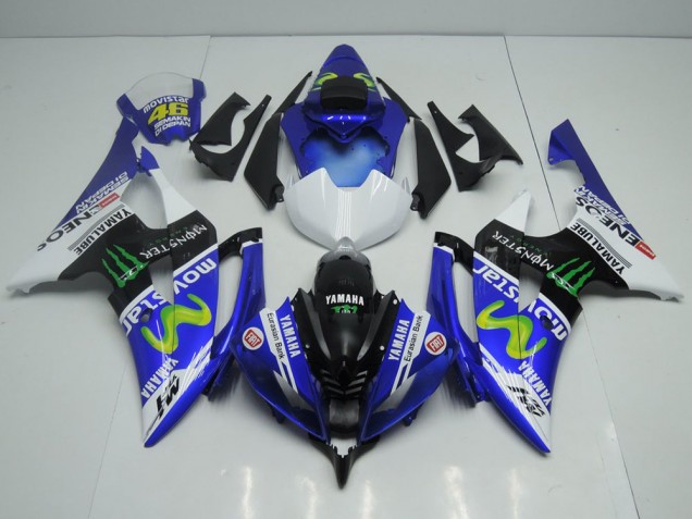 ABS Kits Carena Moto Yamaha R6 2008-2016 - Nuovo Movistar ABS Kits Carena Moto Yamaha R6 2008-2016 - Nuovo Movistar
