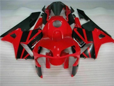 ABS Kits Carenatura Moto Honda CBR 600 RR 2003-2004 - Rosso Nero