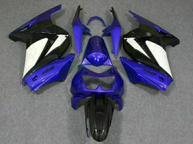 ABS Moto Plastica & Carena Kawasaki EX250 2008-2012 - Blu Bianco Nero Ninja ABS Moto Plastica & Carena Kawasaki EX250 2008-2012 - Blu Bianco Nero Ninja