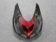 ABS Moto Plastica & Moto Carena Kawasaki ZX14R ZZR 1400 2006-2011 - Nero Rosso ABS Moto Plastica & Moto Carena Kawasaki ZX14R ZZR 1400 2006-2011 - Nero Rosso