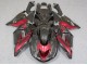 ABS Moto Plastica & Moto Carena Kawasaki ZX14R ZZR 1400 2006-2011 - Nero Rosso ABS Moto Plastica & Moto Carena Kawasaki ZX14R ZZR 1400 2006-2011 - Nero Rosso