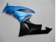 ABS Moto Plastica & Moto Carena Kawasaki ZX6R 2009-2012 - Blu Nero