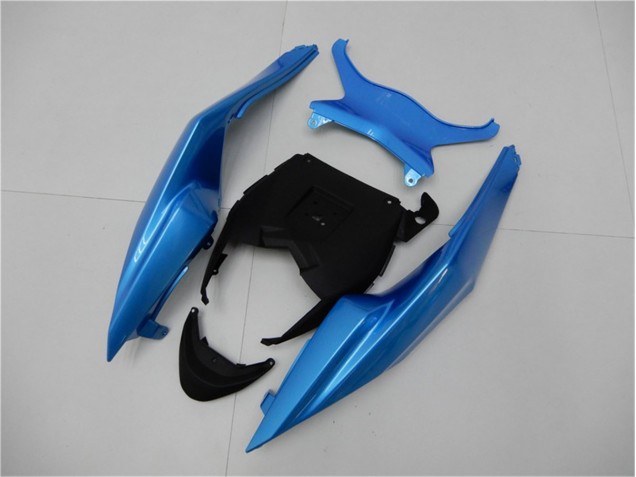 ABS Moto Plastica & Moto Carena Kawasaki ZX6R 2009-2012 - Blu Nero
