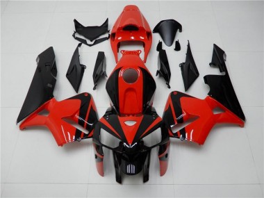 ABS Plastica Moto Honda CBR 600 RR 2005-2006 - Rosso Nero
