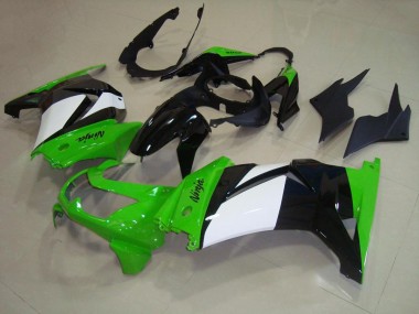 Carena Moto Kawasaki ZX 250R 2008-2012 - Verde Bianco Nero