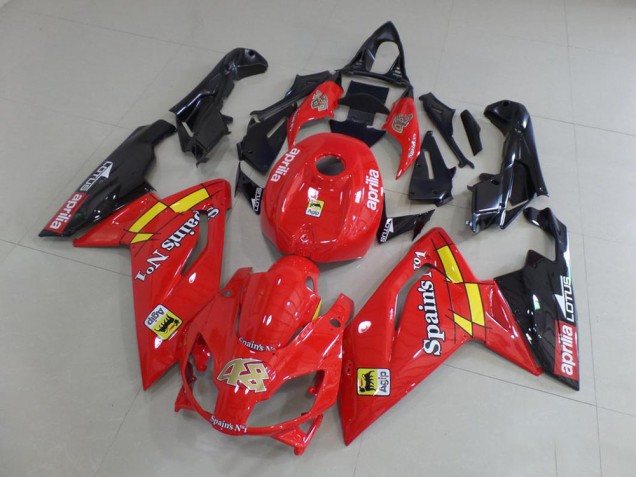 Carene Moto Aprilia RS 125 2006-2011 - Rosso & Nero Carene Moto Aprilia RS 125 2006-2011 - Rosso & Nero