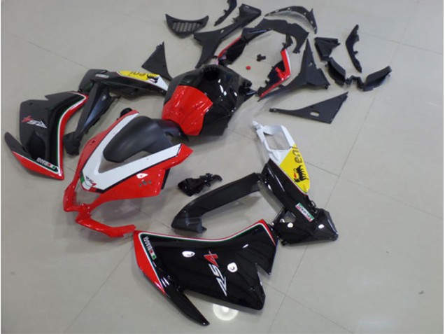 Carene Moto Aprilia RS4 50 125 2011-2018 - Nero Rosso Bianco Carene Moto Aprilia RS4 50 125 2011-2018 - Nero Rosso Bianco