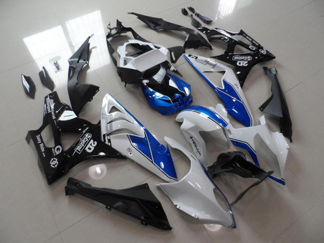 Carene Moto BMW S1000RR 2009-2014 - Bianco Blu Nero Carene Moto BMW S1000RR 2009-2014 - Bianco Blu Nero