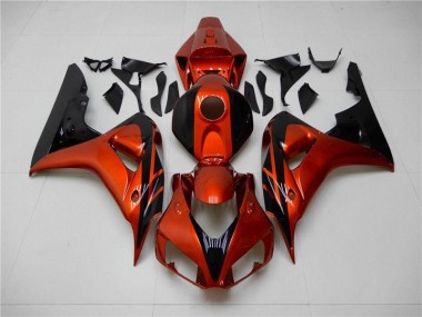 Carene Moto Honda CBR 1000 RR 2006-2007 - Arancia Nero