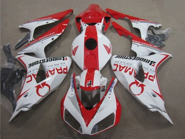 Carene Moto Honda CBR 1000 RR 2006-2007 - Bianco Rosso PRAMAC