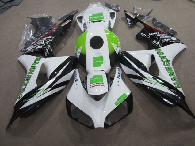 Carene Moto Honda CBR 1000 RR 2006-2007 - Bianco Verde Hannspree Carene Moto Honda CBR 1000 RR 2006-2007 - Bianco Verde Hannspree