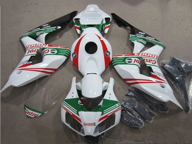 Carene Moto Honda CBR 1000 RR 2006-2007 - Bianco Verde Rosso Castrol