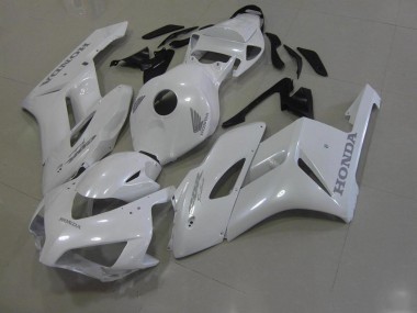 Carene Moto Honda CBR 1000 RR 2006-2007 - Bianco con Argento Decalcomanie