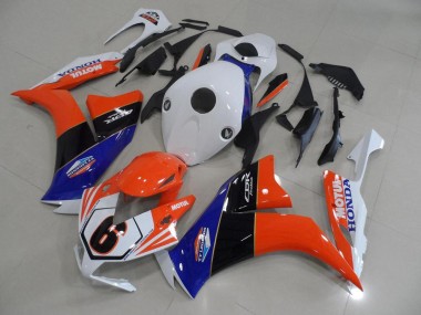 Carene Moto Honda CBR 1000 RR 2012-2016 - Arancia Bianco TT Legend