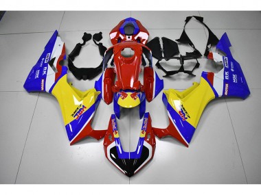 Carene Moto Honda CBR 1000 RR 2017-2023 - Rosso Giallo Blu HRC Red Bull