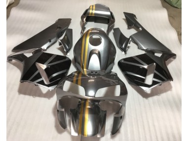 Carene Moto Honda CBR 600 RR 2003-2004 - Argento Oro Nero