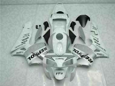 Carene Moto Honda CBR 600 RR 2003-2004 - Bianco Argento Repsol