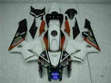 Carene Moto Honda CBR 600 RR 2005-2006 - Bianco Rosso Nero Lee