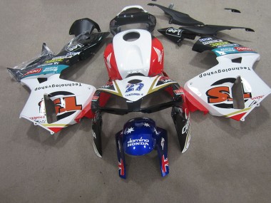 Carene Moto Honda CBR 600 RR 2007-2008 - Bianco Rosso Blu