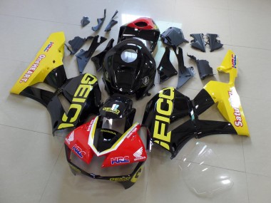 Carene Moto Honda CBR 600 RR 2013-2021 - Giallo Nero Geico