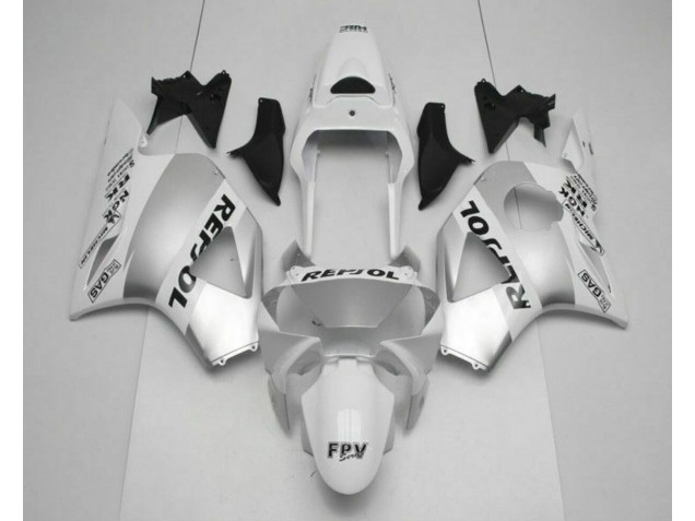 Carene Moto Honda CBR 900 RR 954RR 2002-2003 - Bianco Argento Nero Repsol Carene Moto Honda CBR 900 RR 954RR 2002-2003 - Bianco Argento Nero Repsol