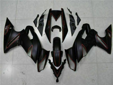 Carene Moto Kawasaki EX650 2009-2011 - Nero Rosso