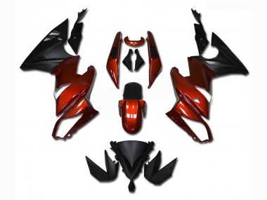 Carene Moto Kawasaki EX650 2009-2011 - Rosso