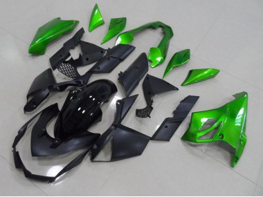 Carene Moto Kawasaki Z1000 2007-2009 - Nero Verde