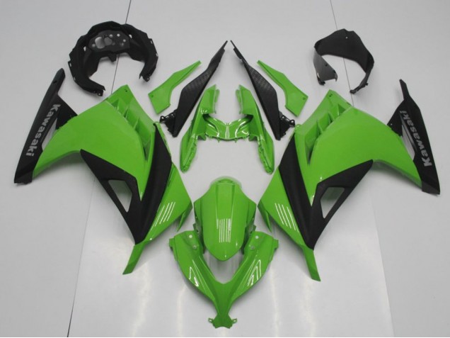 Carene Moto Kawasaki ZX 300R 2013-2016 - Stile OEM Verde Carene Moto Kawasaki ZX 300R 2013-2016 - Stile OEM Verde