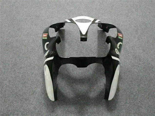 Carene Moto Kawasaki ZX6R 2000-2002 - Nero Bianco Eurobet Carene Moto Kawasaki ZX6R 2000-2002 - Nero Bianco Eurobet