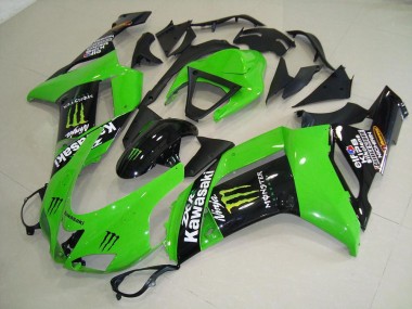 Carene Moto Kawasaki ZX6R 2007-2008 - Monster Verde