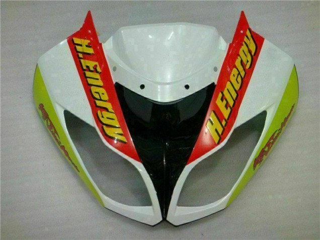 Carene Moto Kawasaki ZX6R 2009-2012 - Bianco Rosso H. Energy Carene Moto Kawasaki ZX6R 2009-2012 - Bianco Rosso H. Energy