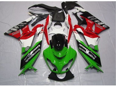 Carene Moto Kawasaki ZX6R 2009-2012 - Verde Rosso
