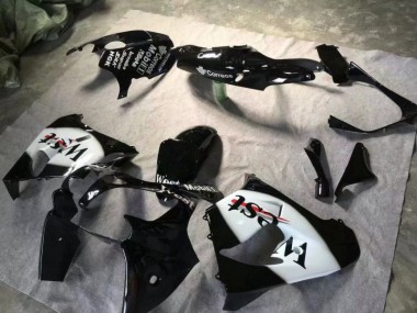 Carene Moto Kawasaki ZX9R 2000-2001 - Lucido Nero Bianco