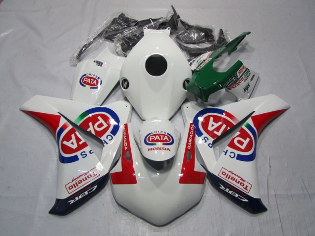 Carene Moto & Plastica Moto Honda CBR 1000 RR 2008-2011 - Bianco Rosso PATA Carene Moto & Plastica Moto Honda CBR 1000 RR 2008-2011 - Bianco Rosso PATA