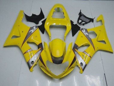 Carene Moto Suzuki GSXR 1000 K1 2000-2002 - Giallo & Grigio