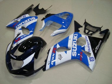 Carene Moto Suzuki GSXR 1000 K1 2000-2002 - Nero Blu Bianco