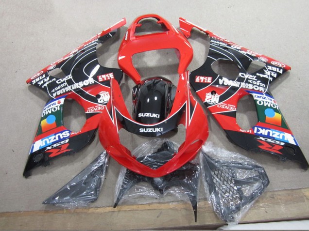 Carene Moto Suzuki GSXR 1000 K1 2000-2002 - Rosso Nero Denso Carene Moto Suzuki GSXR 1000 K1 2000-2002 - Rosso Nero Denso