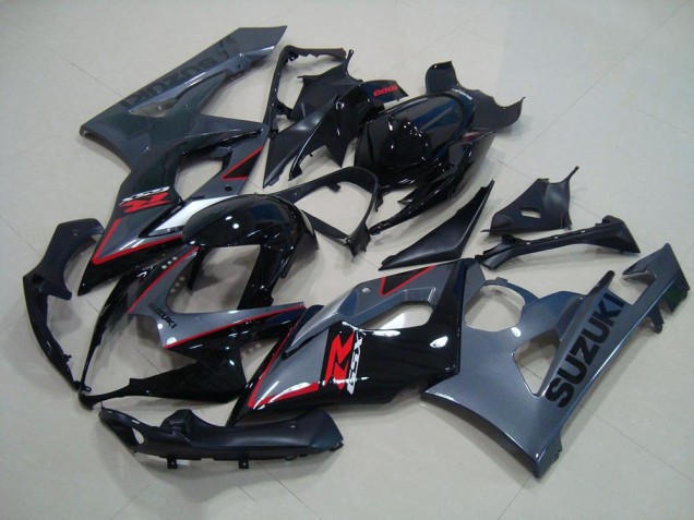 Carene Moto Suzuki GSXR 1000 K5 2005-2006 - Nero Rosso Decalcomanie Carene Moto Suzuki GSXR 1000 K5 2005-2006 - Nero Rosso Decalcomanie