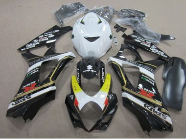 Carene Moto Suzuki GSXR 1000 K7 2007-2008 - Nero Bianco