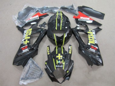 Carene Moto Suzuki GSXR 1000 K7 2007-2008 - Nero Giallo Rizla