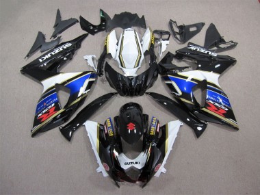 Carene Moto Suzuki GSXR 1000 K9 2009-2016 - Nero Blu Bianco Dark Dog