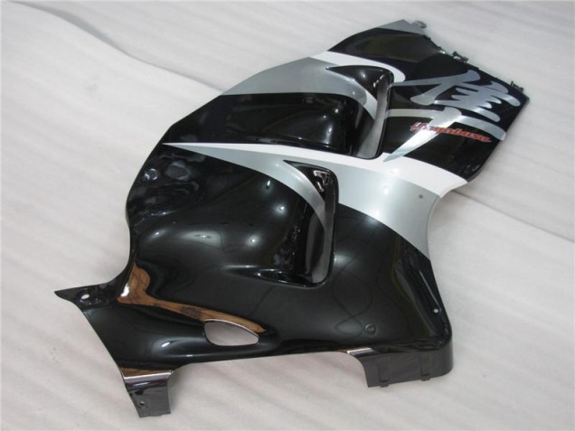 Carene Moto Suzuki GSXR 1300 Hayabusa 1996-2007 - Argento Nero Carene Moto Suzuki GSXR 1300 Hayabusa 1996-2007 - Argento Nero
