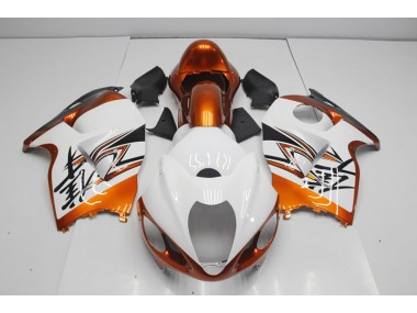 Carene Moto Suzuki GSXR 1300 Hayabusa 1996-2007 - Bianco Arancia