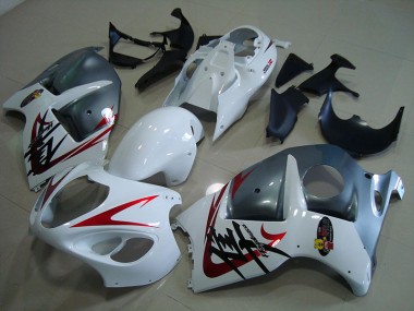 Carene Moto Suzuki GSXR 1300 Hayabusa 1996-2007 - Bianco Nero