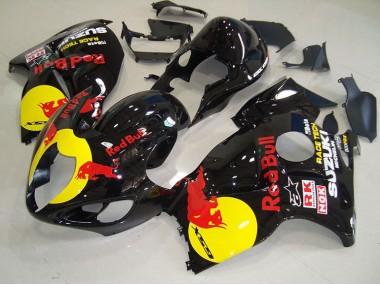 Carene Moto Suzuki GSXR 1300 Hayabusa 1996-2007 - Nero Giallo Red Bull