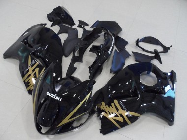 Carene Moto Suzuki GSXR 1300 Hayabusa 1996-2007 - Nero Oro Decal