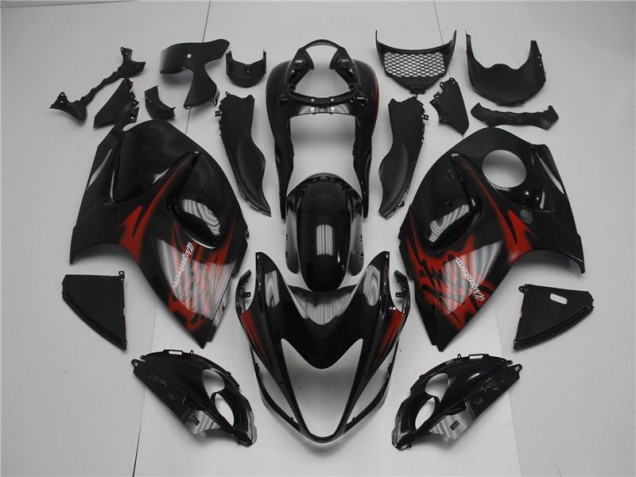 Carene Moto Suzuki GSXR 1300 Hayabusa 2008-2019 - Nero Rosso Carene Moto Suzuki GSXR 1300 Hayabusa 2008-2019 - Nero Rosso